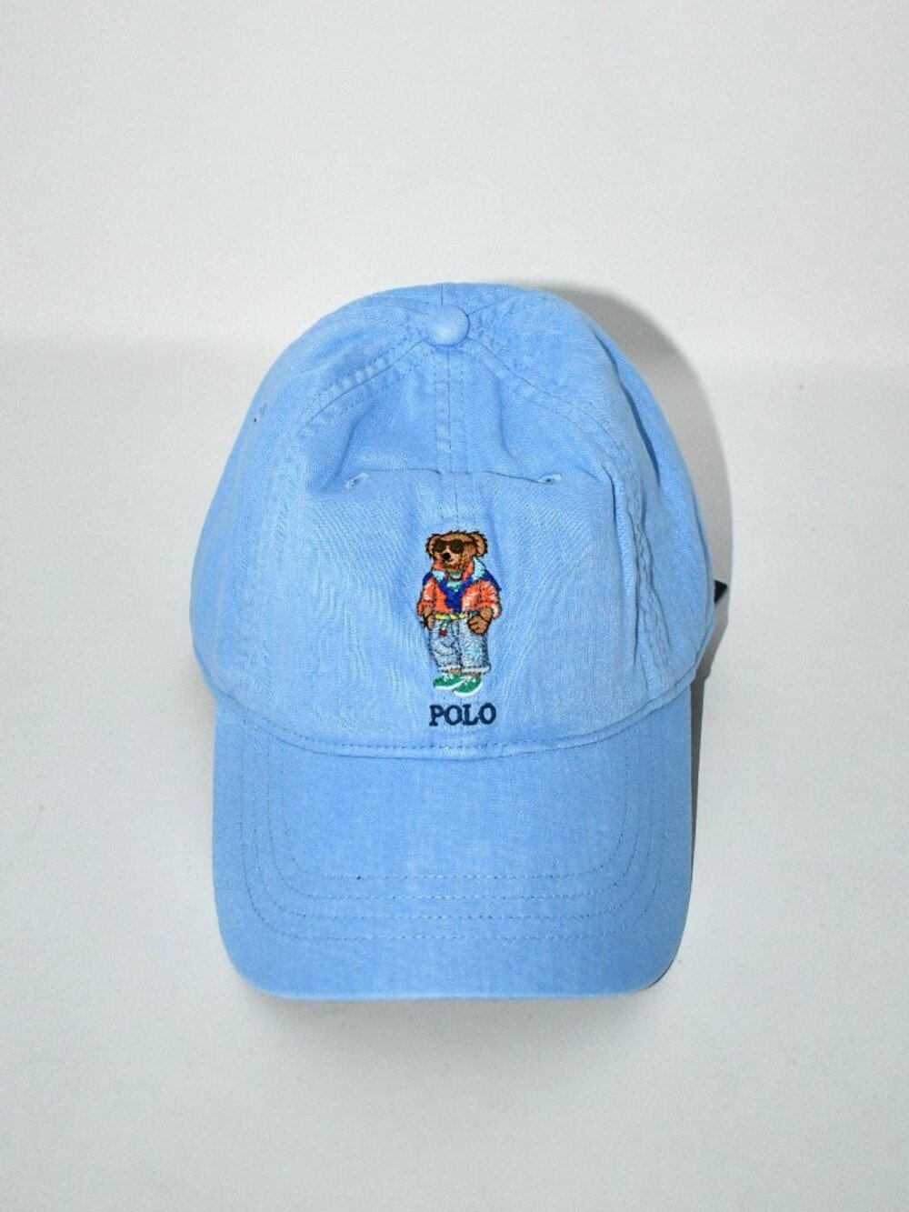 Polo Ralph Lauren Polo Bear Linen-Blend Ball Cap in Austin Blue #710B14599001 NW
